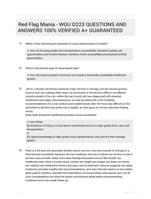 Red Flag Mania - WGU D223 QUESTIONS AND ANSWERS 100% VERIFIED A+ GUARANTEED