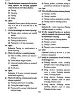 Planning Class 12th CBSE ISC MCQs