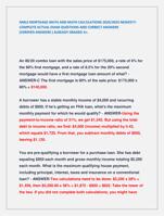 NMLS MORTGAGE MATH AND MATH CALCULATIONS 2024/2025 NEWEST!!  COMPLETE ACTUAL EXAM QUESTIONS AND CORRECT ANSWERS