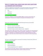 MSN 571 PHARM FINAL EXAM EXAM 2024-2025 QUESTIONS and ANSWERS