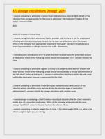 ATI dosage calculations Dosage  2025