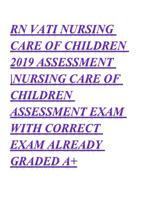 RN_VATI_Nursing_Care_of_Children_2019_Assessment