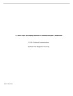 3-2 Short Paper: Developing Channels of Communication and Co