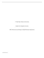 7-2 Short Paper: Metrics for InnovationSouthern New Hampshir