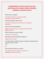 SCRIBEAMERICA ED FINAL EXAM 150 ACTUAL  QUESTIONS WITH VERIFIED CORRECT ANSWERS  /GRADEDA+ ASSURED SUCCESS