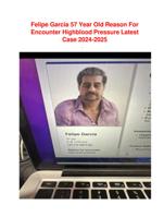 Felipe Garcia 57 Year Old Reason For  Encounter Highblood Pressure Latest  Case 2024-2025