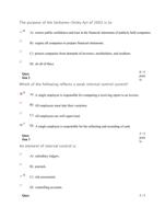 AC2760 Financial Accounting Topic 05 Quiz