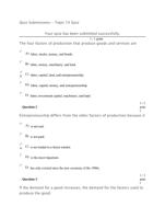 My Home EC2100 - Microeconomics Topic 10 Quiz