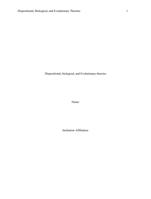 Dispositional, biological, and enviromental theories 


Wr