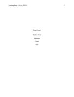 Essay As a student of human resource management in  criminal