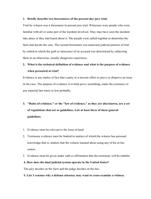 Criminal Procedure Directions: Provide a short essay  answer