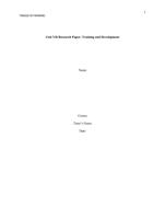 UNIT VIII Research Paper