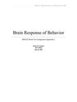 BEH 225 Week 2 Brain Response of Behavior